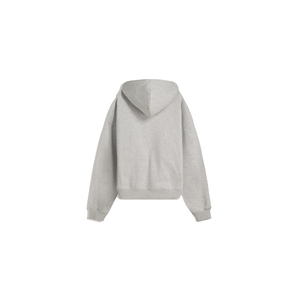 Chándal gris con capucha para hombre, largo completo, holgado, oversize, informal, de color liso, con cierre de cordón, para otoño - Product Image 6