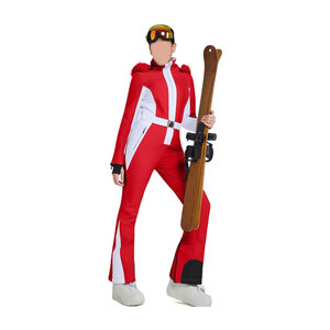 Combinaison de ski une pièce pour femme, coupe ajustée, isolée, imperméable, coupe-vent, combinaison de snowboard d'hiver, tenue de ski chaude pour l'extérieur - Product Image 3