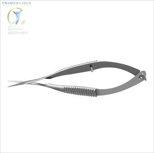 CHARISMA-TECH Tijeras Microscópicas Manuales para Capsulotomía, Instrumento Quirúrgico Oftálmico con Certificación CE, 16 cm - Product Image 2