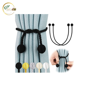 Wholesale Jute Curtain <b>Tiebacks</b> Manufacturer – Eco-Friendly Braided Curtain Holdbacks with Custom Size and OEM Service - Product Image 2