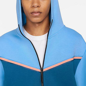 Sweat-shirt à capuche pour homme, coupe classique, style décontracté, bleu marine, polyester et coton, tissu French Terry, vêtement d'hiver, séchage rapide - Product Image 4