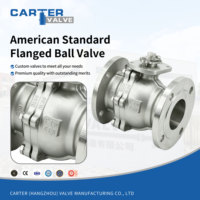 Katup Bola Berflens ANSI WCB A105 RF Flange Pneumatik Exd 3 Bagian Segel Logam Uap Cairan Kimia Kelas 300 API Kustom OEM Minyak Gas