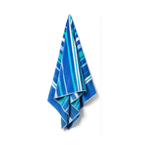 Serviette de plage écologique Blusih Jacquard Floral Embroidery 100% Cotton Plush Quick Dry Soft Comfort GOTS Certified Resort - Product Image 1