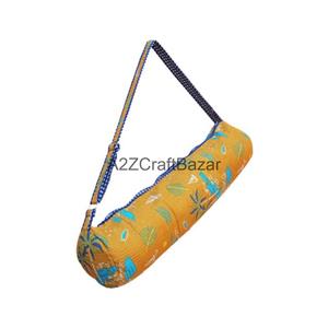 100% Cotton Yoga Gym <b>Bag</b> Adjustable Strap Soft Handle Zipper Closure-Multi-Functional Outdoor Sports Travel <b>Bag</b> - Product Image 4