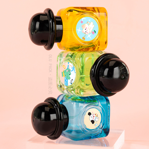 Personalized <strong>Label</strong> Sticker Animals Cube Clear Cute Design Small 20ml 30 ml Kids Perfume <strong>Atomizer</strong> Child Glass Spray Bottles - Product Image 2