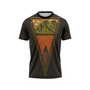 T-shirts de pêche de qualité supérieure, logo personnalisé, 100% polyester, manches courtes, légers, respirants, à prix avantageux - Product Image 6