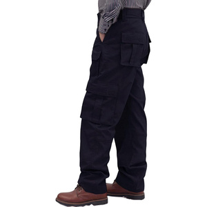 Pantalones de Algodón FR para Hombre, Bolsillos Tipo Cargo, Resistentes al Fuego, Cintura Elástica, Acabado Repelente al Agua y Aceite, Diseño de Logotipo Personalizado - Product Image 1