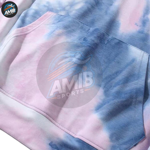 Sweat-shirts à capuche tie-dye personnalisés pour hommes, basiques, en coton mélangé, coupe classique, vêtements d'hiver streetwear, sweats à capuche en molleton tie-dye personnalisés - Product Image 3