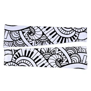 Manchons de protection UV 100 % polyester élasthanne unisexe, personnalisables par sublimation, pour le cyclisme (vente en gros) - Product Image 6