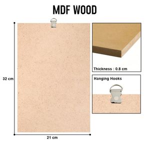 อัลบั้มรูปภาพแมวพร้อมเพลง ปกไม้ ขนาด 32x21 ซม. โปสเตอร์ MDF พิมพ์ลายดิจิตอล ตกแต่งบ้าน - Product Image 5