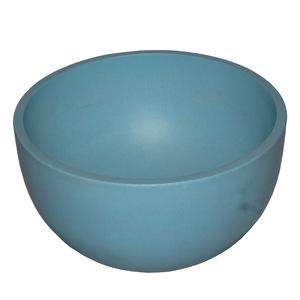 <b>Round</b> Blue GFRC Hospital Bathroom Sink <b>Basin</b> Minimalist Design Durable Eco-Friendly Vanity Use - Product Image 2