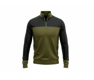 Custom Athletic Quarter Zip <b>Jacket</b> – OEM ODM Manufacturer for <b>Men</b> Women Youth Sportswear Quick Dry Team <b>Pullover</b> - Product Image 6