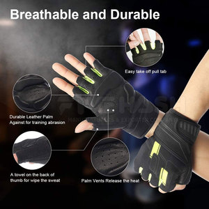Fashionable Best Price Weightlifting Gloves Available In All Colored Weightlifting Gloves Non <b>Slip</b> - Product Image 2