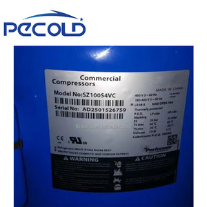 Compresseur à spirale <span class=keywords><strong>Acheter</strong></span> des moteurs de compresseur de réfrigérateur <span class=keywords><strong>R134a</strong></span> R22 R407 SZ100S4VC - Product Image 5