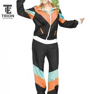 Plus Size Women Two Piece Set Zip up <b>Vintage</b> <b>Windbreaker</b> Sublimation Tracksuit <b>Windbreaker</b> Short Set Nylon 2 piece set Custom - Product Image 3