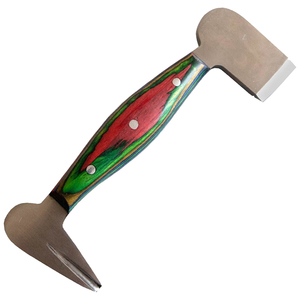 Ponceuse à sabots en acier inoxydable avec manche en bois – Outil vétérinaire durable pour l'entretien des sabots de cheval – Instruments vétérinaires manuels - Product Image 1