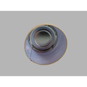 Cendrier de bureau rond en acier inoxydable de haute qualité avec motif de billet de banque de Chypre, style vintage, pour usage domestique - Product Image 2