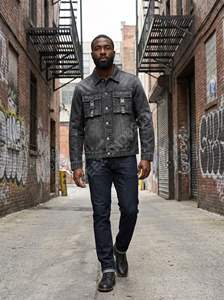 Vestes en jean vintage de haute qualité personnalisées pour hommes, veste en jean brodée lavée, veste en jean streetwear à boutons, veste en jean unisexe - Product Image 6