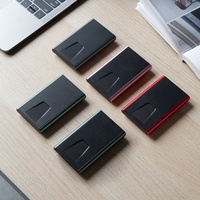 Porte-cartes RFID TVC900C Pop-up en aluminium, portefeuille fin en métal avec pince à billets, logo personnalisé pour homme
