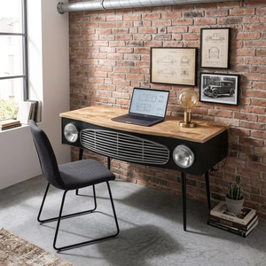 Escritorio de Oficina Plegable con Aspecto Antiguo - Product Image 1