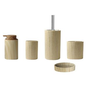 Custom Wooden <b>Bathroom</b> <b>Set</b> With Multiple <b>Accessories</b> For Hotel Guest Room Home And Modern Washroom - Product Image 4