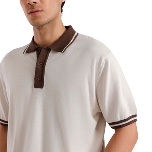 Nouvelle Chemise Homme 2026 à Manches Courtes Couleur Unie en Piqué de Nylon Coupe Droite Style Décontracté Vert Olive avec Boutons Brodés - Product Image 5