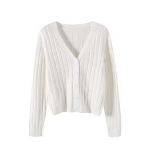 Autumn Winter Women's High Quality Oversized <b>Cardigan</b> <b>Sweater</b> For Loose FIt V-Neck Breathable Trendy Design <b>Cardigan</b> <b>Sweater</b> - Product Image 4