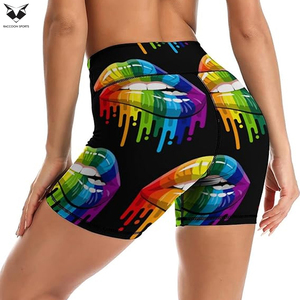 Pantalones Cortos Deportivos de Alta Calidad para Mujer, Pantalones Cortos de Yoga Elásticos de Cintura Alta para Ejercicio y Running - Product Image 3