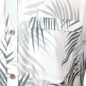 Chemise Hawaïenne Décontractée d'Été pour Homme, Tissu Imprimé Personnalisé, Respirante, Séchage Rapide, Légère, Écologique, Idéale pour les Vacances à la Plage - Product Image 6