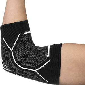 Elbow <b>Pads</b> Anti Slip Arm Support Compression Sleeve Protective Gear For Gym Fitness Cycling <b>Running</b> Training Durable Material - Product Image 3