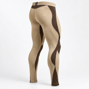Custom <b>Mens</b> <b>Legging</b> Athletic Tights Breathable Polyester Spandex Fabric Lightweight Construction Comfortable Fit <b>Compression</b> - Product Image 6