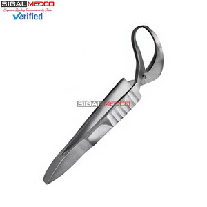 Pinzas Jones para Toallas, 2 Pulgadas, Puntas Afiladas, Acero Inoxidable, Manuales, Certificación CE, Instrumento Quirúrgico Veterinario Reutilizable - Product Image 3