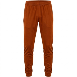 Pantalon de survêtement athlétique pour homme, coupe ajustée, avec logo personnalisé, en poly-coton, pour la salle de sport et l'entraînement - Product Image 5