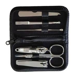 Luxurious Classic Stainless Steel 10 in 1 Professional <b>Nail</b> <b>Kit</b> Clipper Scissor File Single Spring Portable Case for Manicure - Product Image 2
