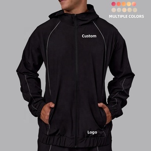 Wholesale Custom Windbreaker <b>Zip</b> <b>Up</b> <b>Jackets</b> For Men High Quality Windproof Waterproof Nylon Coat Shell Windbreaker <b>Jackets</b> - Product Image 2