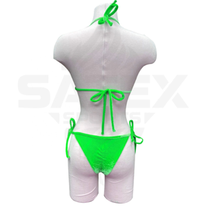 Conjunto de Bikini de Dos Piezas de Lujo Personalizado para Mujer con Logotipo Frontal, Spandex/Poliéster Ecológico de Secado Rápido y Transpirable, Traje de Baño para Playa - Product Image 2