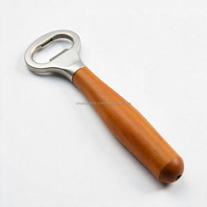Abridor de cerveza de metal de alta calidad con mango de Madera Suave sacacorchos duradero resistente al óxido para uso diario y regalo - Product Image 2