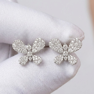 ต่างหูเม็ดกลมสีทองแท้18K สำหรับผู้หญิงหรือของขวัญ - Product Image 2