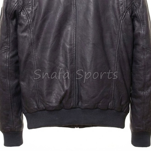 Veste en cuir pour homme, style hiver, chaude, de qualité supérieure, élégante, durable, tendance, moderne, longue, décontractée, veste en cuir - Product Image 5