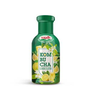 Bouteille en verre de 355ml, NAWON Kombucha avec saveur Hibicus, extrait de thé Kombucha BRCGS, fabricant de boissons - Product Image 5