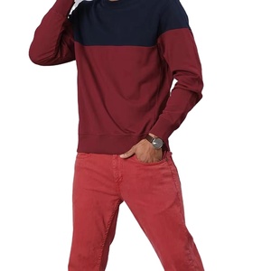 Sudadera de Cuello Redondo con Bloques de Color ROLIEN para Mujer, Corte Regular, Manga Larga, Tejido de Punto, Ropa Casual de Invierno, 100% Algodón - Product Image 4