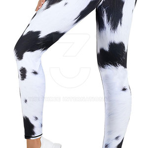Leggings de Mujer Ligeros de Alta Calidad en Spandex/Nailon con Cintura Elástica y Diseño Sólido para Uso Casual y Todas las Temporadas - Product Image 6