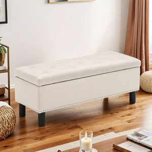 Cuscino imbottito da camera da letto con bottone a ciuffo in spugna resistente ad alta densità con rivetto in lino Beige mobili da soggiorno - Product Image 1