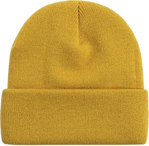 Logotipo personalizado Jacquard 100% lana invierno tejido Beanie Streetwear acrílico tejido gorros para clima frío OEM ODM para playa - Product Image 1