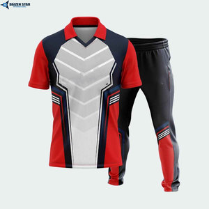 Ensemble de tenue de cricket pour homme, couleur dégradée, polyester à séchage rapide, coupe classique, toutes saisons, impression par sublimation - Product Image 4