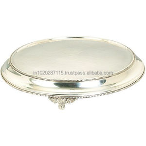 Soporte de aluminio para pasteles de acabado fino para panaderías boutique que muestran colecciones exclusivas de pasteles para atraer a los clientes - Product Image 4