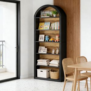 Elegante Libreria Alta Moderna per Arredamento e Organizzazione Domestica - Product Image 6