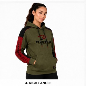 Sudadera con Capucha para Mujer, Suave, de Felpa, con Bolsillo Tipo Canguro, Informal, Cómoda para Uso Diario - Product Image 3