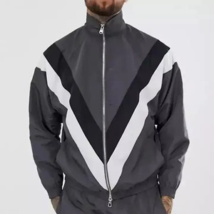 High Quality Custom Sportswear Outdoor Nylon Polyester Windbreaker <b>Zip</b> <b>up</b> <b>Jacket</b> Hooded and Pants Tracksuit Men - Product Image 3