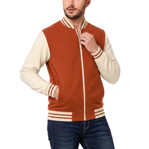 Chaqueta Bomber de Forro Polar para Hombre, Fabricante de Chaquetas de Mezcla de Algodón con Etiqueta Privada OEM ODM - Product Image 3